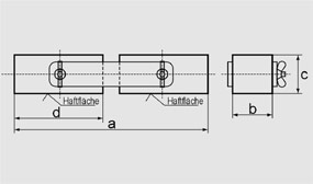 Zeichnung Permanent-Magnetpositionierer, verstellbar