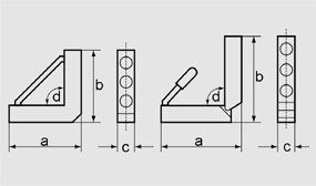 Zeichnung Permanent-Magnet-Winkelhalter aus AlNiCo 500