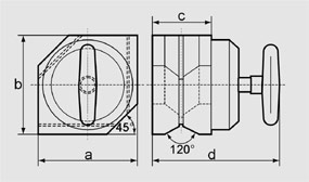 Zeichnung Permanent-Magnet-Sechskanthalter