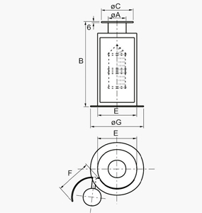 Permanent-Rohrmagnet ohne Auslaufkonus