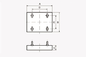 Zeichnung - Blockmagnete
