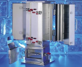 Permanent-Platten-Rohrmagnete für Blasleitungssysteme der Nahrungsmittel- und Pharmaindustrie