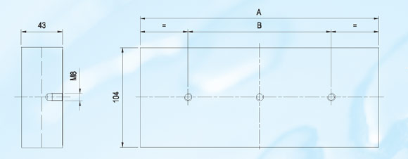 Zeichnung - Plattenmagnete für die Nahrungsmittel- und Pharmaindustrie
