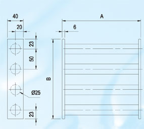 Zeichnung - Permanent-Magnetgitter, Typ Y
