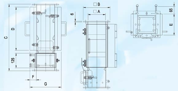 Zeichnung - Permanent-Platten-Rohrmagnete für Blasleitungssysteme der Nahrungsmittel- und Pharmaindustrie