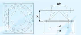 Zeichnung - Adapter - Übergangskonusse zum Einbau der Separier-Magnetsysteme