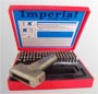 Imperial Präzisions-Stahltypen und Typenhalter