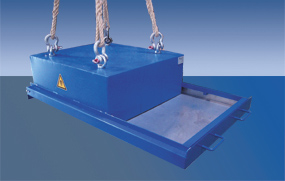Blockmagnet mit manueller Reinigungsschublade