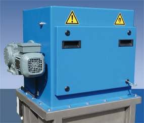 Permanent-trommelmagnetsysteme im Gehäuse