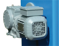Permanent-Trommelmagnetsysteme im Gehäuse - Aufsteck-Getriebemotor