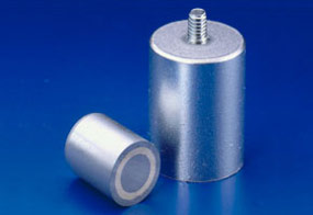 Magnetstabgreifer mit Gewindezapfen aus AlNiCo 500